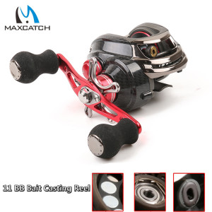 Maxcatch-DM-120-Baitcasting-Reel-11Ball-Bearings-Left-Hand-Bait-Casting-Fishing-Reel